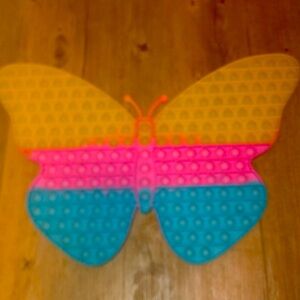 Giant butterfly Popit Fidget toy.